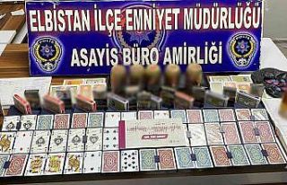 Elbistan’da kumar oynatılan derneklere eş zamanlı...