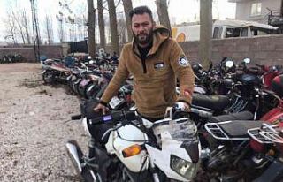Emet’te çalınan motosiklet Simav’da bulundu