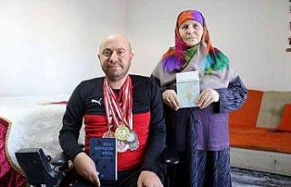 Engelini sporla aştı, başarılar peş peşe geldi