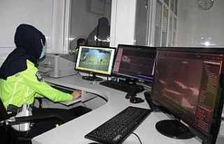 Engelli otoparkları 80 kamera ile 7 gün 24 saat...