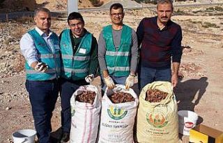 Ermenek’te adliye çalışanları dik yamaçlara...