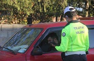 Erzincan’da trafik denetimi