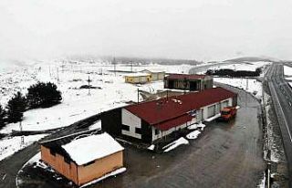Erzincan’ın yüksek kesimlerinde kar yağışı