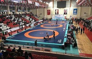Erzincanlı güreşçiler Türkiye Serbest Güreş...
