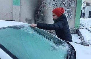 Erzurum buz kesti, gece eksi 14’ü, gündüz eksi...