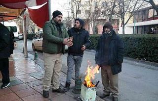 Eskişehir’de soğukla mücadele