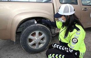 Eskişehir’de ticari araçların kış lastiği...
