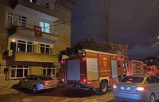 Evde çıkan yangın paniğe sebep oldu