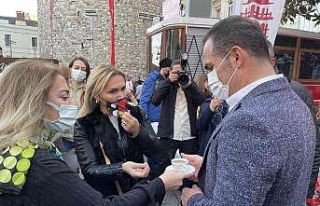 Galata Meydanı’nı kahve kokusu sardı