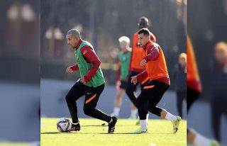 Galatasaray, Altay maçı hazırlıklarını sürdürdü