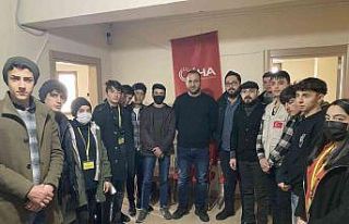 Gazetecilik bölümü öğrencilerinden İHA’ya...