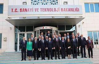 Gaziantep heyetinin Bakan Varank ile görüşmesinden...