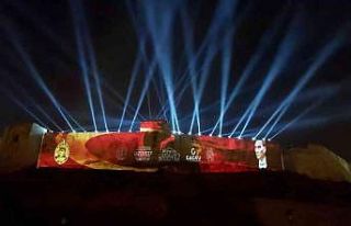 Gaziantep kalesinde 100. yıla özel ses ve ışık...