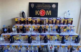Gaziantep’te kaçak alkol üreticilerine operasyon:...