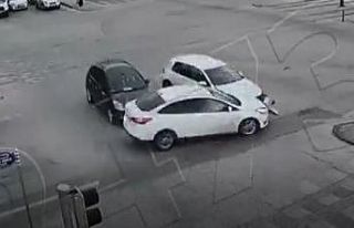 Gaziantep’te trafik kazaları kameralara yansıdı