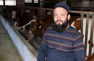 Genç çiftçi projesiyle hayvancılığa başladı,...