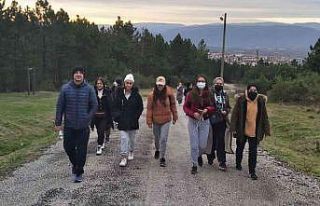 Gençler Kent Ormanında yürüdü