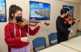 Gençlerden keman kursuna ilgi