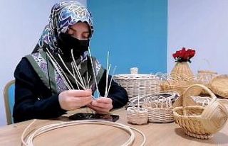 Giresunlu kadınlar sepet kursuna ilgi gösteriyor