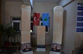 Göktürk Yazıtları’nın birebir kopyası Erzurum’da...