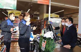 Gölbaşı Zabıtası yeni yıl öncesi vatandaş...