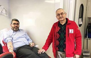 Gönüllüler kan bağışına koştu
