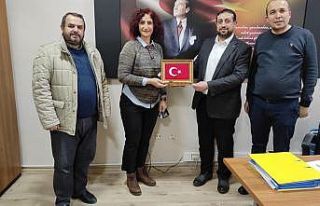 Görevine yeni başlayan idarecilere ziyaret