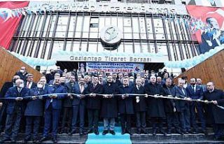 GTB yeni hizmet binası ve et borsası törenle hizmete...