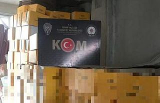 Gümrük kaçağı güneş kremi deposuna baskın
