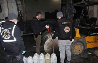 Gürbulak’ta rekor miktarda sıvı uyuşturucu ele...