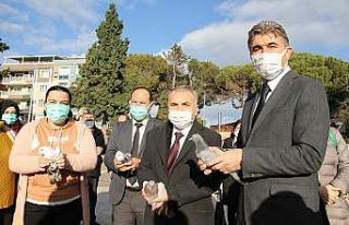 Güvercinler engelliler için salındı