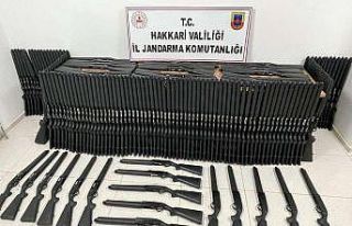 Hakkari’de çok sayıda av tüfeği ele geçirildi