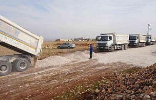 Haliliye’de Emirler mahallesine kilitli beton parke