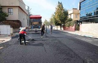Haliliye’de yol yapım çalışması devam ediyor