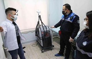 Haliliye’de zabıta ekipleri güzellik merkezlerini...