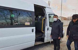 Hamur’da okul servisler denetlendi