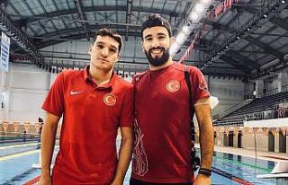 Hastalığını yenmek için başladığı yüzmede...