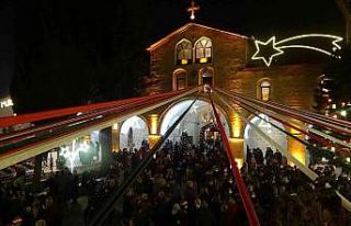Hatay’da Antakya Ortodoks Kilisesi’nde Noel ayini...