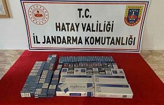 Hatay’da kaçak sigara operasyonu