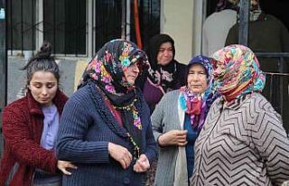 Hava değişimine gelen asker evini yaktı