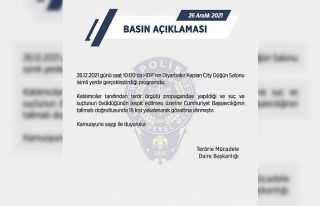 HDP’nin Diyarbakır programında terör örgütü...