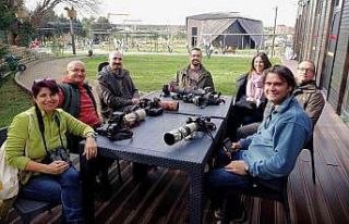 Hersek Lagünü kuş fotoğrafçılarından yoğun...