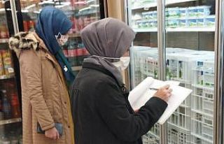 Hisarcık’ta ürünlere fiyat ve marka takibi