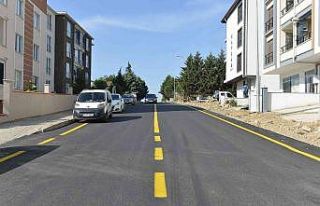 İki buçuk yılda 1,6 milyon metrekare yol yapıldı