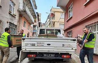 İlkadım’da 52 aileye soba ve yakacak yardımı