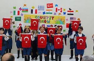 İlkokulda Country Show etkinliği