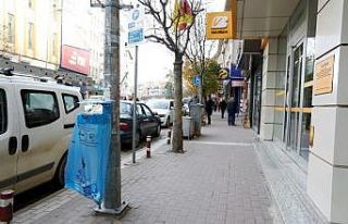 İnegöl temassız çöp kovalarıyla donatılıyor