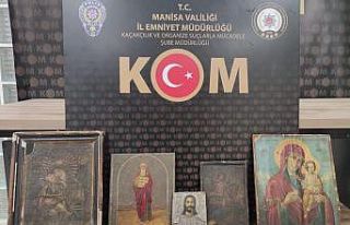 İnşaat malzemeleri içinde tarihi ikonalar bulundu