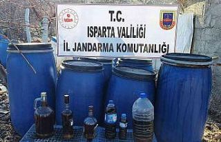 Isparta’da kaçak alkol operasyonu: 1 gözaltı