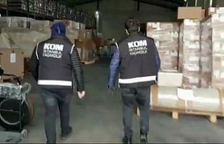 İstanbul’da 12 tonun üzerinde kaçak tütün ele...